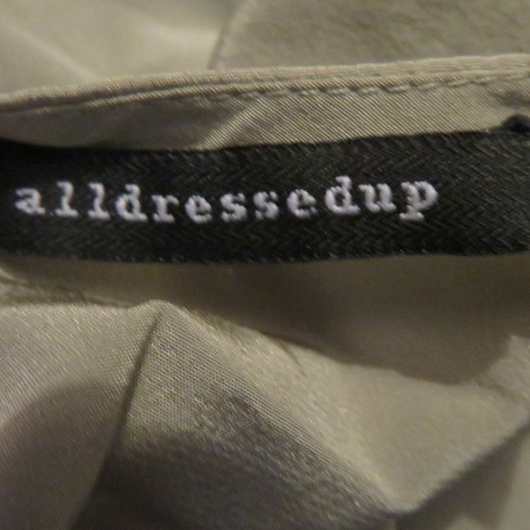 WOMENS ALLDRESSEDUP GRAY SLEEVELESS BLOUSE SZ S - Picture 5 of 5